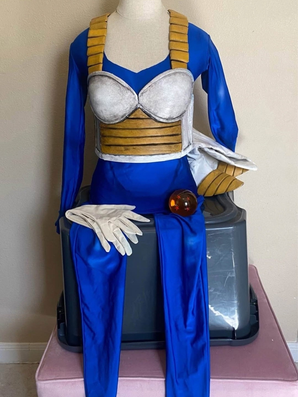Womens SZ S Vegeta Handmade Cosplay Costume